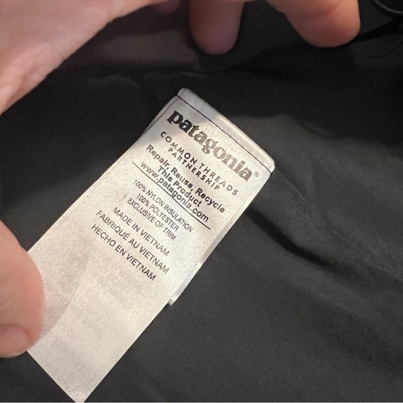 Patagonia Nano Air Vest Black, grey trim & stitching 2016 - Picture 6 of 7